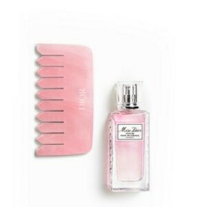 Dior Pink Quartz Comb and Hair Perfume in Deluxe Leopard Box
